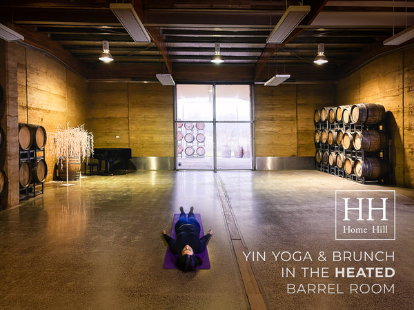 Yin Yoga and Brunch in the Barrel Room